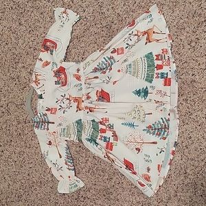 Christmas Print Toddler dress